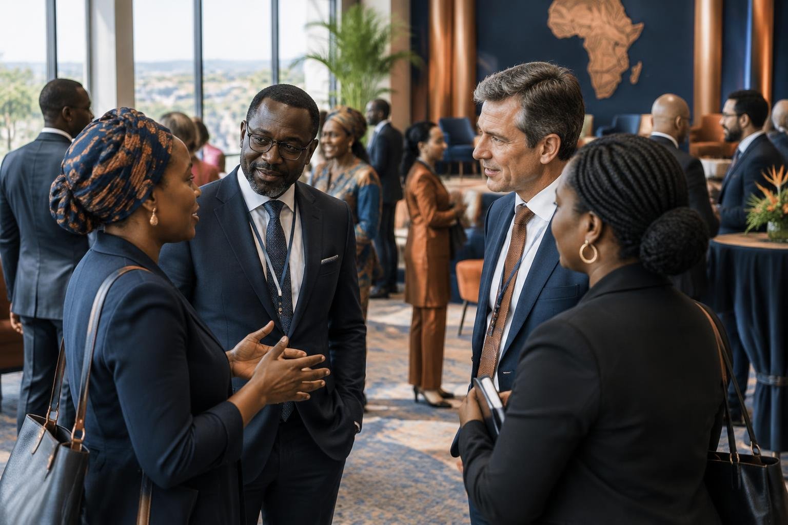 Dirigeants africains et internationaux réunis lors d’un forum économique